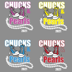 chucks and pearls sneakers converse svg files for cricut
