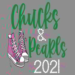 chucks and pearls 2021 kamala sneakers converse svg cutting files