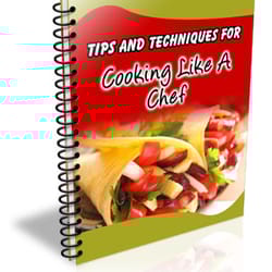 tips and techniques for cooking like a chef book