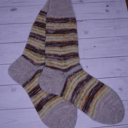 Knitted wool socks for women, girl