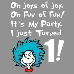 1st birthay miss thing dr seuss svg, dr seuss svg, dr seuss birthday, seuss birthday svg, birthday svg, 1st birthday svg