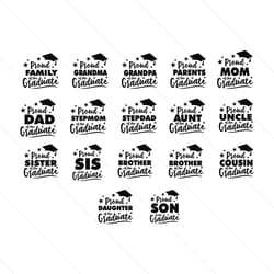 proud of a 2021 graduate svg, graduation svg bundle, graduation