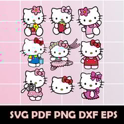 pink kitty svg, hello kitty svg, hello kitty vector, hello kitty clipart, hello kitty eps, hello kitty dxf, hello kitty