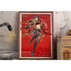 dehya | genshin impact profile poster | anime