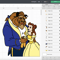 Beauty and the Beast Svg Files, Beauty the Beast Files, Vector Png Images, SVG Cut File for Cricut, Clipart Bundle Pack