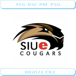 buy siu edwardsville cougars logo vector eps png files