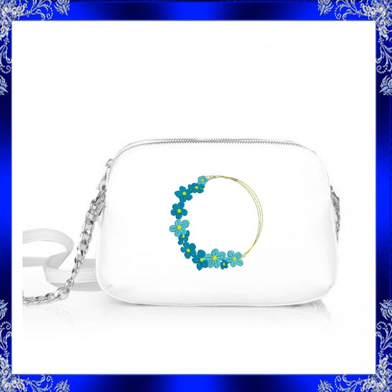 Flower Frame Embroidery Floral Wreath Frame Embroidery Wreath Floral Monogram Frame Embroidery Roun 2