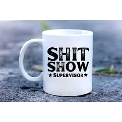 farewell office gift, gift for boss, coworker leaving mug, shitshow mug, funny mug, leaving present, gift for colleagues