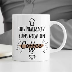 mug for pharmaceutists, medical themed gift, pharma technician graduation present, healer, rx, coworker gift, professor,