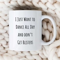ballet themed birthday present, ballet mug, dance teacher gift, gift for daughter, ballet fan mug for her, dance partner