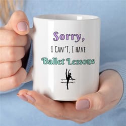 birthday present for ballet fan, ballerina gift, ballet mug, dancing mug, dancing themed gift, mug with ballet saying, g