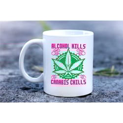 funny weed coffee mug wake and bake mug stoner gifts weed accessories - novelty weed mug cannabis mug