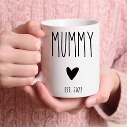 first time mom gift, new mom gift, new mommy mug, pregnancy announcement, new parents gift, new baby announcement, mom a