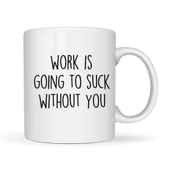 coworker leaving gifts for women and men, coworker leaving mug, colleague leaving gift, goodbye coworker, goodbye cowork