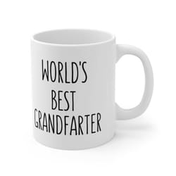 world's best grandfarter mug, grandpa mug, funny fathers day mug, grandfather mugs, new grandpa gift, grandpa birthday,