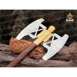 battle axe of gimli golden edition from lord of the rings (lotr) /christmas gift/fathers day gift/gift for him fantasy b