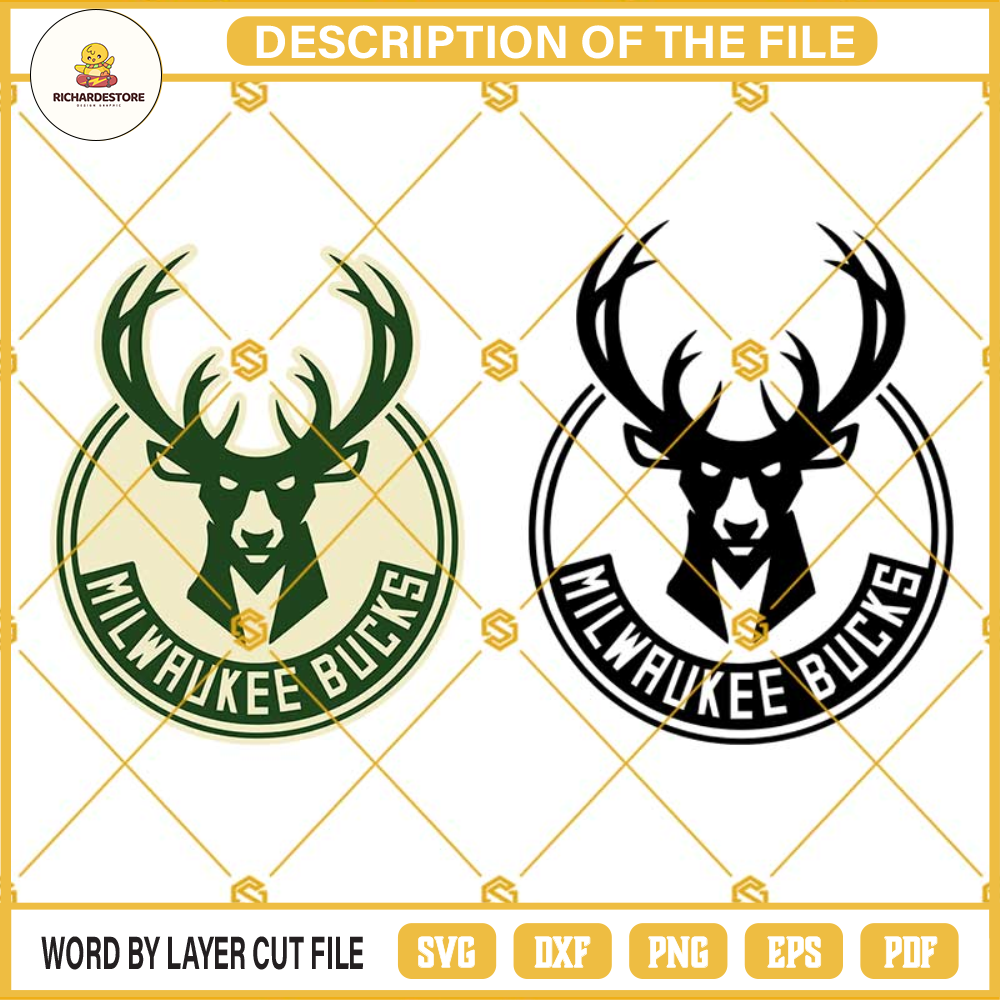 Milwaukee Bucks SVG, Nba Logo SVG Bundle, Milwaukee Logo for Cricut, Bucks Cut Files, Digital Download, Clip Art, Vector.jpg