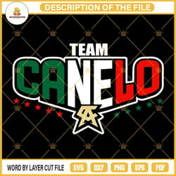 team canelo svg, canelo svg, canelo alvarez svg