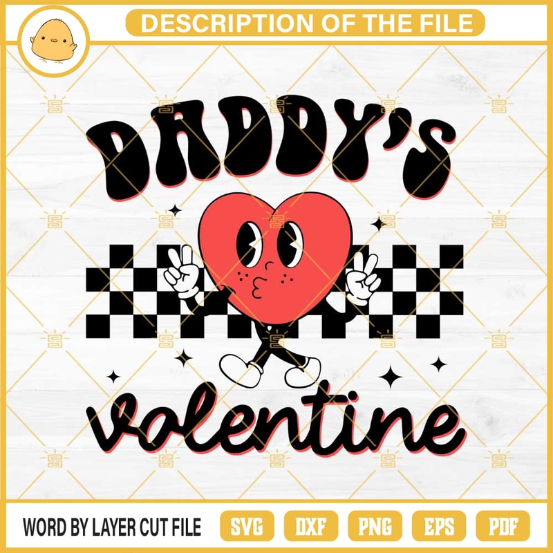 Heart Daddy's Valentine SVG PNG EPS DXF File.jpg