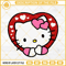Hello Kitty Love SVG, Hello Kitty Valentine SVG PNG EPS DXF File.jpg
