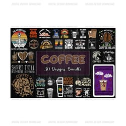 30 designs coffee bundle svg, coffee lover svg, coffee svg