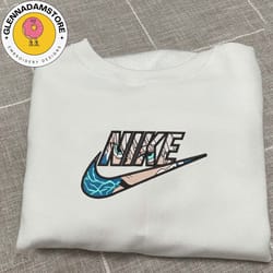 nike x killua embroidered sweatshirt, hunter x hunter manga embroidered sweatshirt, manga embroidered crewneck, anime s