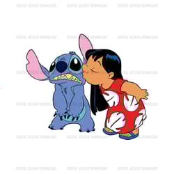 lilo pelekai stitch svg, lilo kissing stitch svg, lilo svg, lilo and stitch cricut, disney characters svg, cartoon, movi