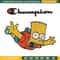 Bart Simpson Champion Embroidery design, Simpson Embroidery, cartoon design, Embroidery File, Instant download. 1.jpg