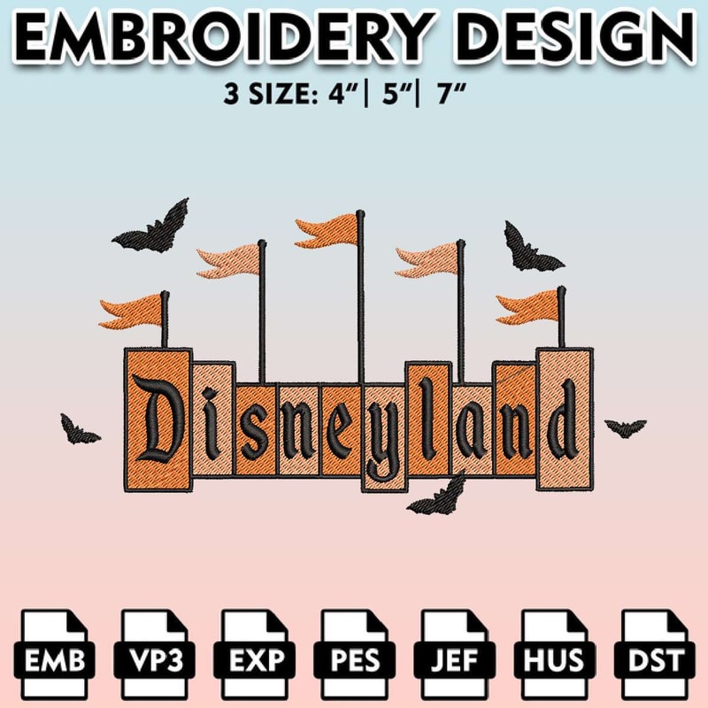 EBM11062024A119-Disneyland Embroidery Designs, Disney Halloween Embroidery Design, Halloween Horror Character, Embroidery Pattern.jpg