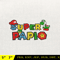 SuperDaddio Mario Embroidery Design, Father's Day Embroidery Design, Happy Father Day Embroidery File, Instant Download.jpg