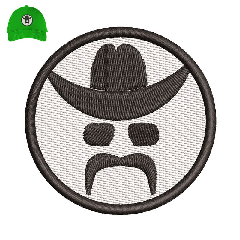 Cow Boy Embroidery logo for Cap..jpg