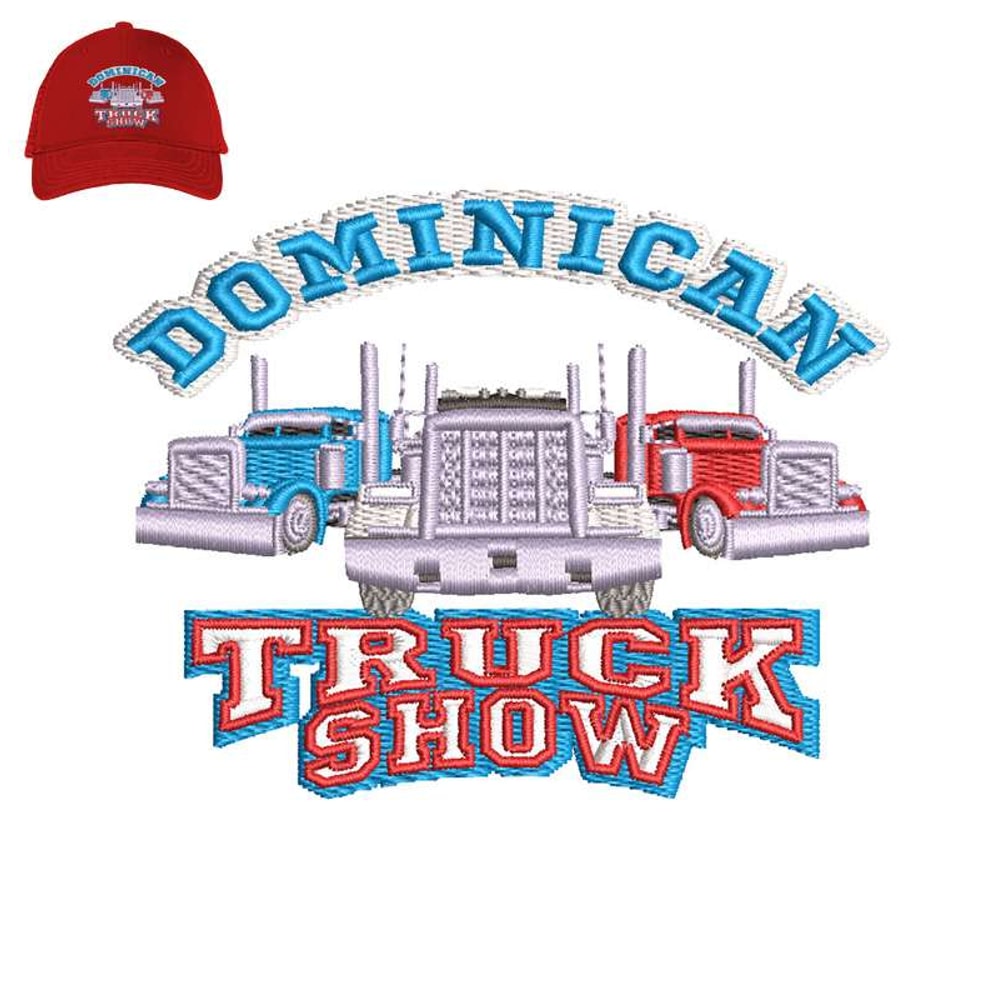 Dominican Truck Embroidery logo for Cap..jpg