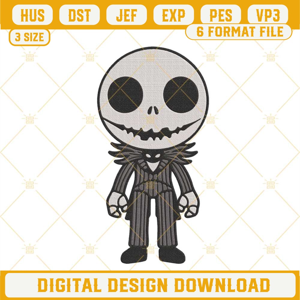 Baby Jack Skellington Embroidery Designs, Jack Skellington Embroidery Design File.jpg