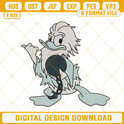 donald duck hitchhiking ghosts embroidery designs, donald haunted mansion embroidery pattern files