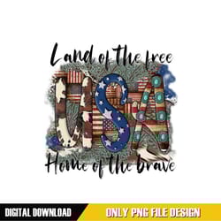 usa land of the free house of the brave png
