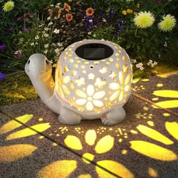 solar outdoor statue with light, unique female garden statue, birthday gift for mom