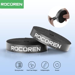 reusable cable organizer, hand tearing cable winder for usb, earphone cord holder protection and management