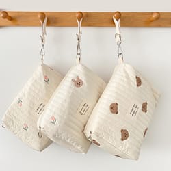 newborn baby diaper bag mommy bag print embroidery zipper nappy pouch travel stroller storage