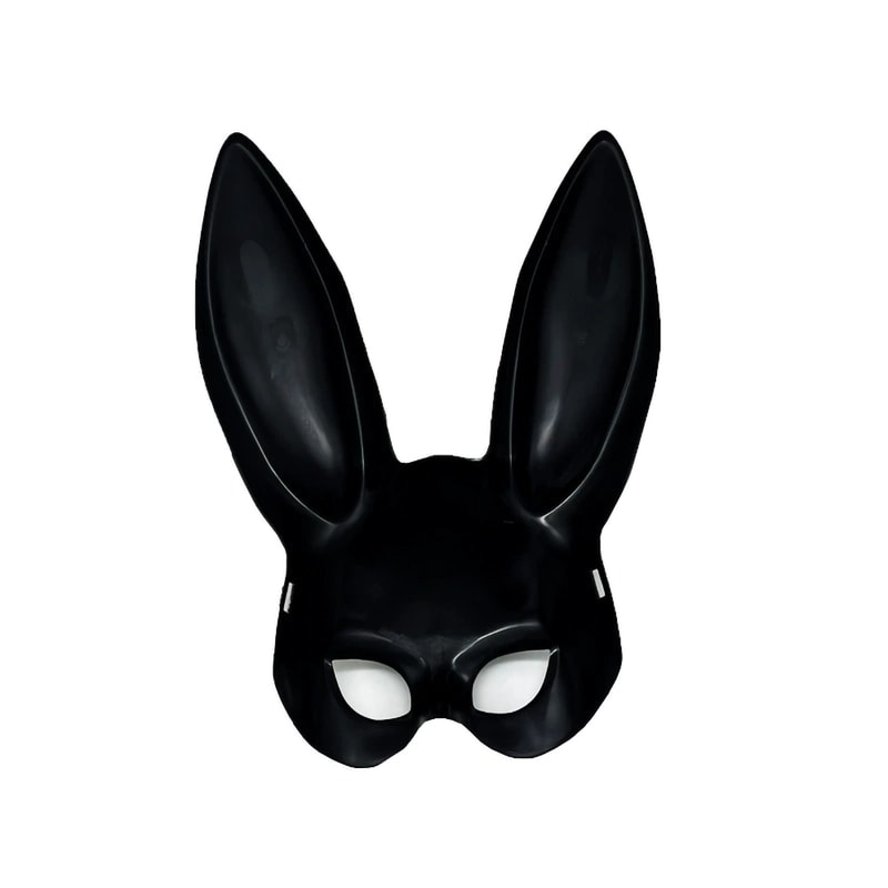 Cosplay Cartoon Bunny Mask Half-face Mask for Halloween Party and Birthday Decoration Supplies