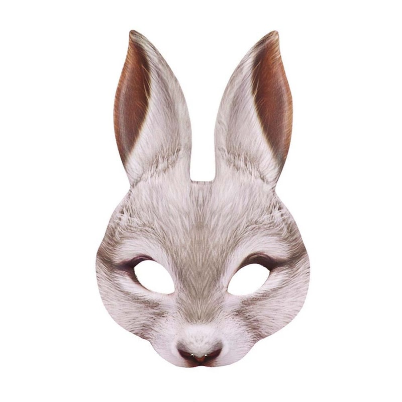 Cartoon Rabbit Mask Animal Mask Cosplay Mask For Halloween Easter Carnival Party 2