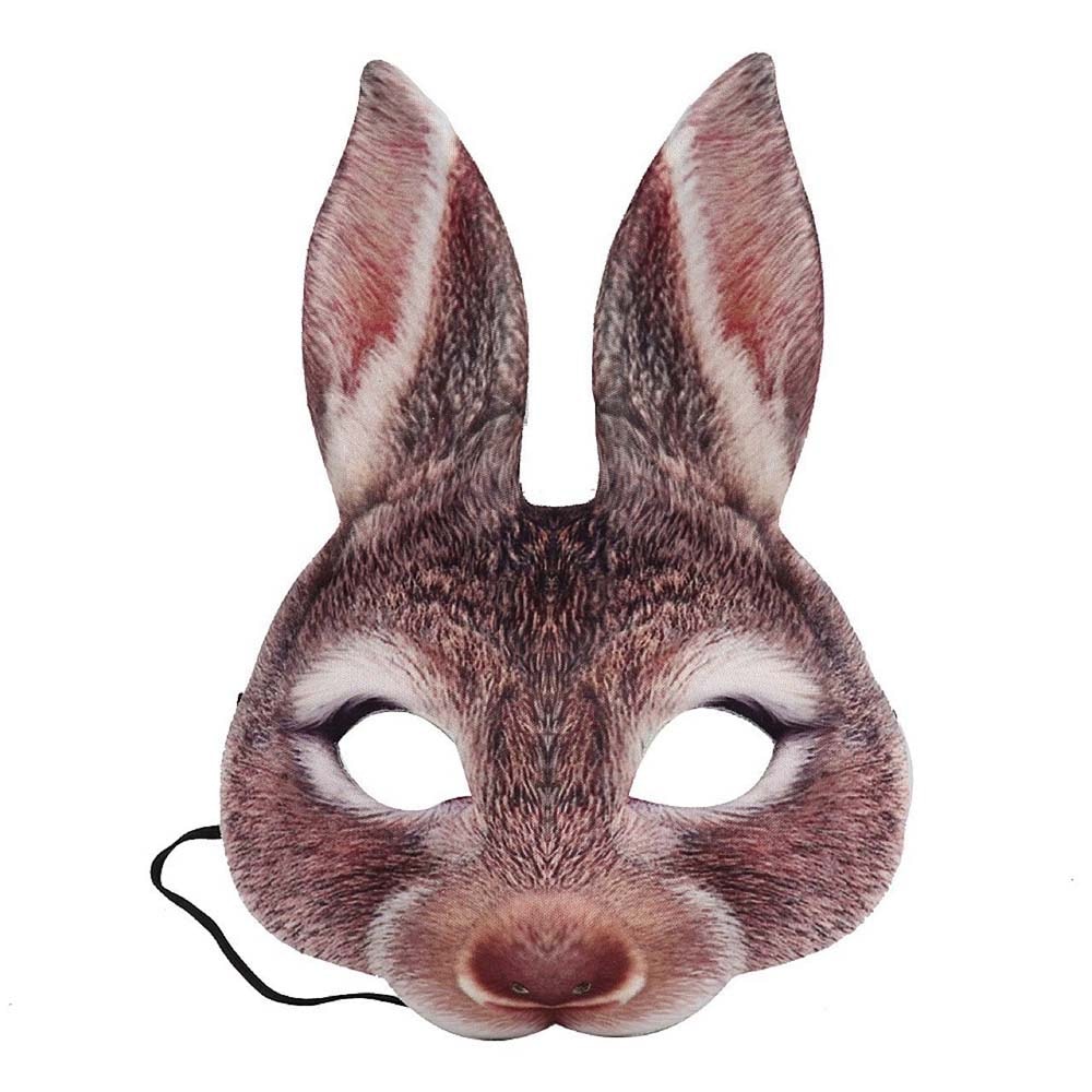 Cartoon Rabbit Mask Animal Mask Cosplay Mask For Halloween Easter Carnival Party 0