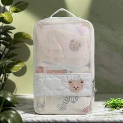 Travel Diaper Bag for Baby Clothes, Waterproof Portable Mommy Bag, Ideal for Mother Toiletries on the Go