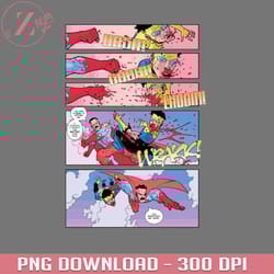 omni man vs invincible 3452png manga png download