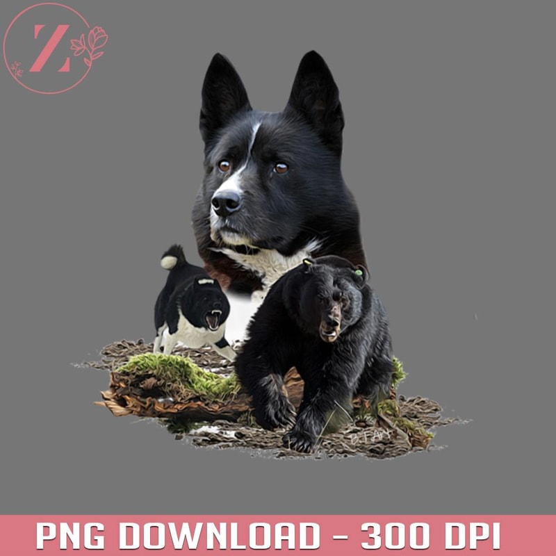 KL291223178-Karelian Bear Dog Hunter Hunter Anime PNG download.jpg