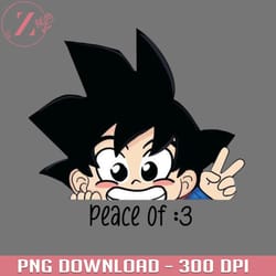 peace son goku anime png dragon ball png download