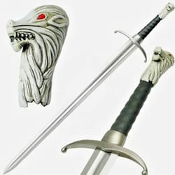 handmade long claw sword stainless steel/jon snow sword/replica with wall plaque