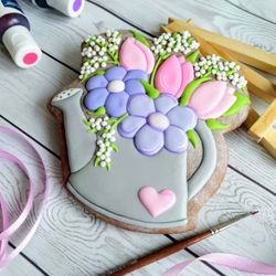 flower cookie cutters custom stamp cookie cutter for cake topper gingerbread cookie embosser silicone mold clay cutter