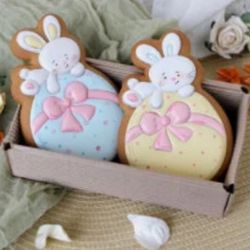 easter bunny cookie cutters custom stamp cookie cutter for cake topper gingerbread cookie embosser silicone mold