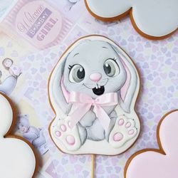 cute bunny cookie cutters custom stamp cookie cutters for cake topper gingerbread decor sugar cookies 3d cookie cutters