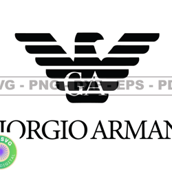 giorgio armani svg, fashion brand logo 123